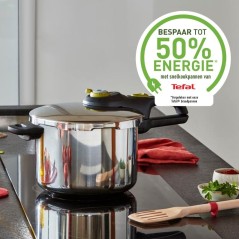 Tefal Secure 5 Neo Pressure Cooker - Stylish Black, Green & Silver | Fast, Safe & Efficient Cooking!